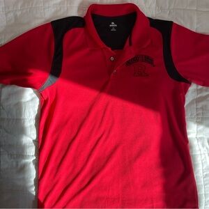 Knights Apparel Men's Red & Black Rutgers Scarlet Knights Polo Shirt - L
